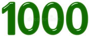 1000 k watts Short Count